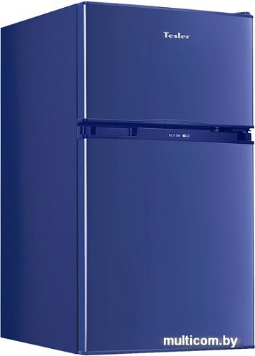 Холодильник Tesler RCT-100 (синий)