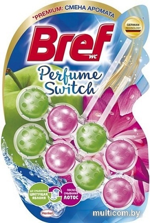 Средство для унитаза Bref Perfume Switch Цветущая яблоня и Лотос 2х50 г
