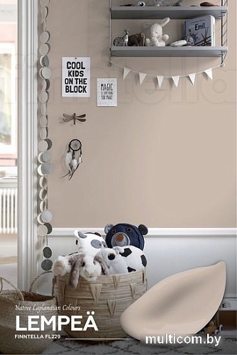 Краска Finntella Foxy Lapselli Matte Lempea F-50-1-9-FL229 9 л (бежевый)