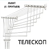 Сушилка для белья Comfort Alumin Group Универсальное крепление телескопическая Лифт 6 прутьев 120-200см (алюминий/белый)
