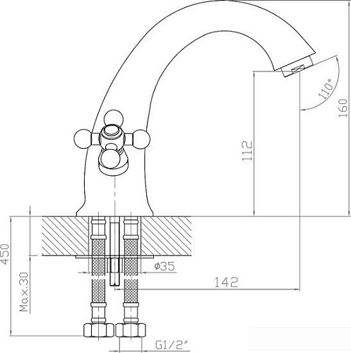 Смеситель Zollen Essen [ES53420511]