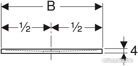 Душевой поддон Geberit Sestra 100x70 550.203.00.1 (белый)