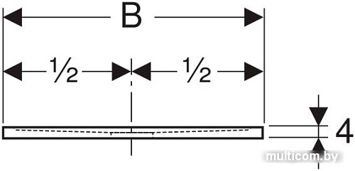 Душевой поддон Geberit Sestra 100x70 550.203.00.1 (белый)