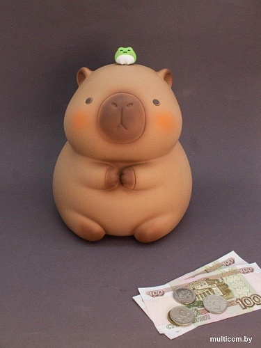 Копилка для денег ILikeGift Big Capybara Frog Friend BB2574-5B