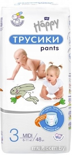 Подгузники Bella Baby Happy Midi 3 (48 шт)