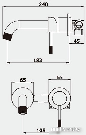 Смеситель Vieir 403513-C