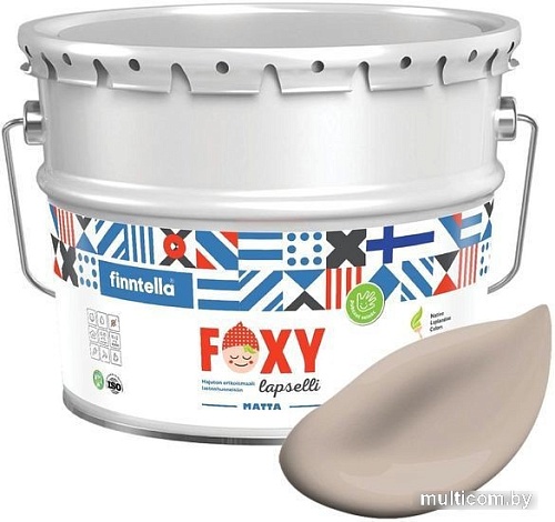 Краска Finntella Foxy Lapselli Matte Lempea F-50-1-9-FL229 9 л (бежевый)