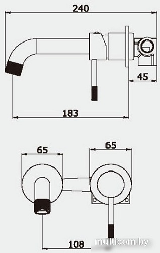 Смеситель Vieir 403513-C