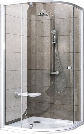 Душевой уголок Ravak Pivot PSKK3 100 (белый/прозрачное)