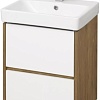 Акватон Тумба с умывальником Сканди 55 1A2517K0SDZ90 (белый/дуб рустик)