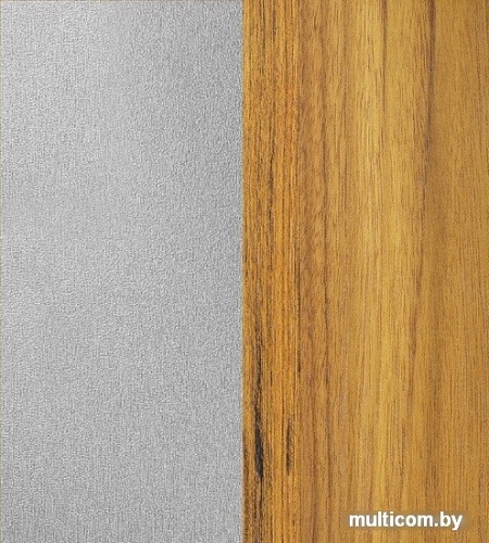 Готовая кухня Интерлиния Мила 17-60 (серебристый-дуб золотой-дуб бунратти)