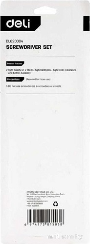 Набор отверток Deli DL620004 (4 предмета)
