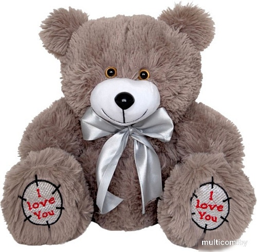 Классическая игрушка Sun&Rain Медведь Тед 30см (дымчатый)