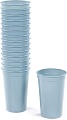 Набор стаканов для воды и напитков Полесье 74093 (15 шт, серо-голубой)