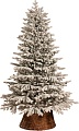 Ель Ёлушка Уральская заснеженная ЕУРАЛЗ 15 (1.5м, подставка пластик)
