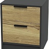 Комоды, тумбы Интерлиния Концепт КТ-ТК1-57 (дуб нокс/антрацит)