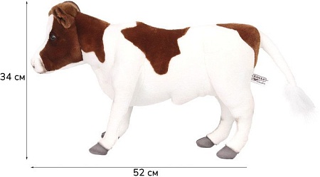 Классическая игрушка Hansa Сreation Теленок коричневый 4983 (52 см)