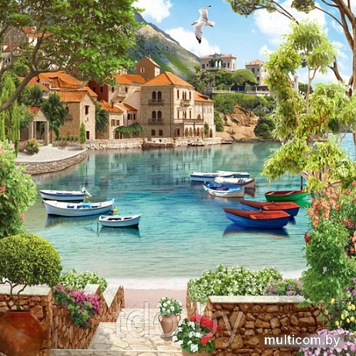 Алмазная мозаика Darvish Курортный городок DV-13760-23