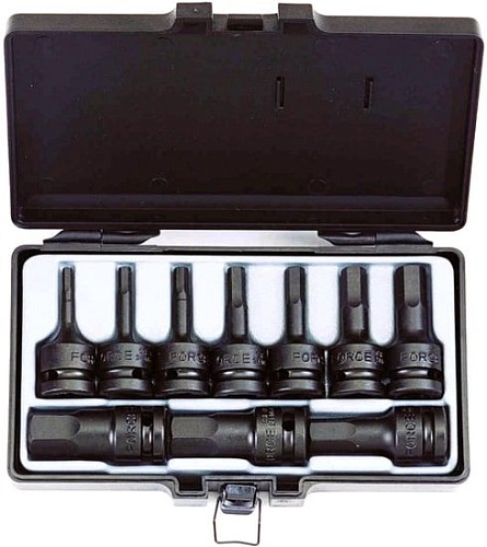 Набор торцевых головок Force 41012 (10 предметов)