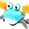 Игрушка-каталка Sima-Land Краб QC-1Y 7865413 (бирюзовый)