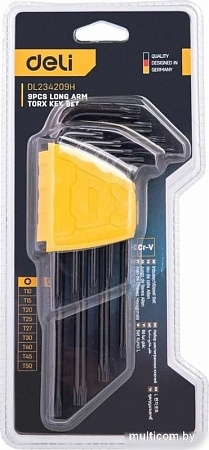 Набор ключей Deli DL234209H (9 предметов)