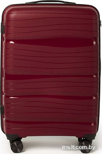 Чемодан-спиннер Pride PP9802 (L, бургунди)