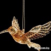 Елочная игрушка Erich Krause Decor Колибри янтарный 50667