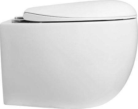 Унитаз подвесной Roxen Egg в комплекте с инсталляцией StounFix Dual Fresh 6 в 1 968031 (кнопка: золото глянцевое )