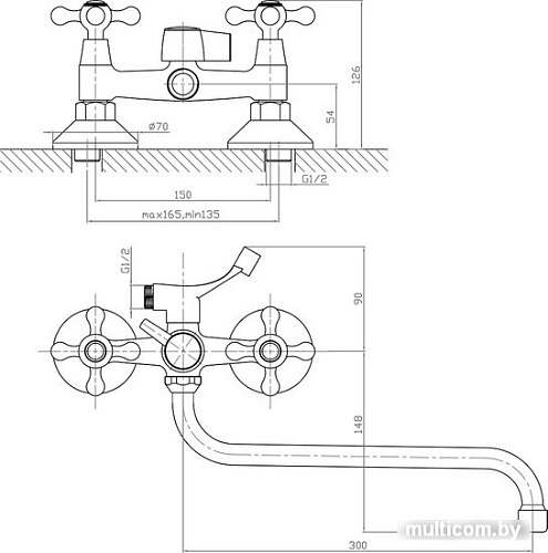 Смеситель Zollen Bamberg [BA62620241]