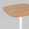 Барный стол Stool Group Form 60x60 T-005H (светлое дерево/белый)