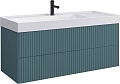 Belux Тумба под умывальник Сиртаки НП 120-02 (179, голубой малахит матовый)