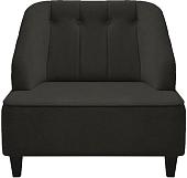 Интерьерное кресло Brioli Дино П (велюр, B17 темно-серый/темные ножки)