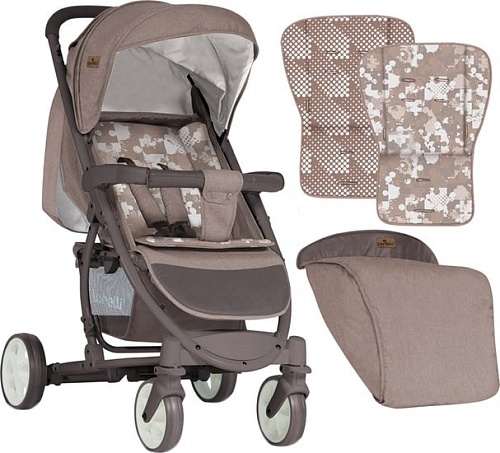 Коляска прогулочная «книга» Lorelli S300 2018 Beige