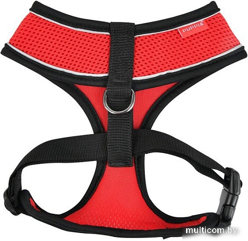Шлейка Puppia Soft PAUA-HA1828-RD-L (красный/светоотражающий)