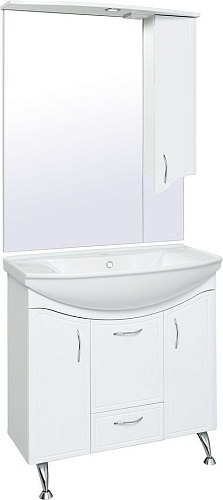 Runo Тумба с умывальником Runo Севилья 85 + Стиль 85 (напольная)