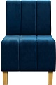 Интерьерное кресло Brioli Руди Полоса (велюр, B69 синий)