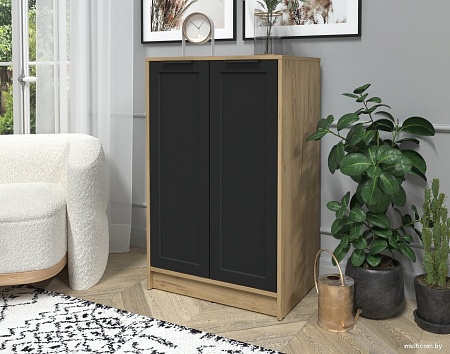 Тумба Интерлиния Концепт Тренд КТ-Т64 (дуб золотой/черный)
