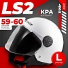 LS2 OF558 Sphere 2 Solid (L, белый глянцевый)