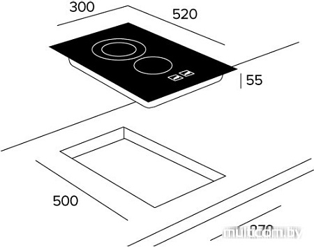 Варочная панель Thor TVC 30 2H