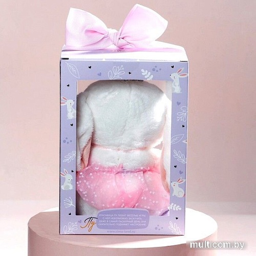 Классическая игрушка Milo Toys Зайка Ла-Пу-Ля в платье с короной 9211943