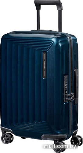 Чемодан-спиннер Samsonite Nuon Metallic Dark Blue 55 см