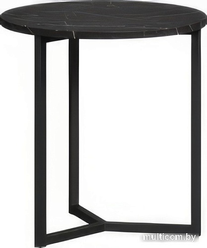 Журнальный столик LoftyHome Мальборк Тренто 1626991 (мрамор блэк)