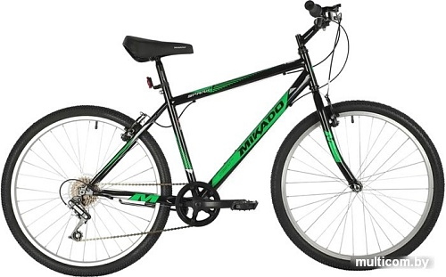 Велосипед Mikado Spark 1.0 р.18 2022 (черный/зеленый)