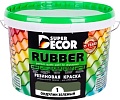 Краска Super Decor Rubber 3 кг (№01 ондулин зеленый)