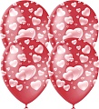 Набор воздушных шаров ПатиБум Cherry Red Сердца 4690296040932 (25 шт)