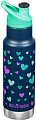 Фляга-термос Klean Kanteen Insulated Kid Classic Narrow Navy Hearts 1008873 355мл