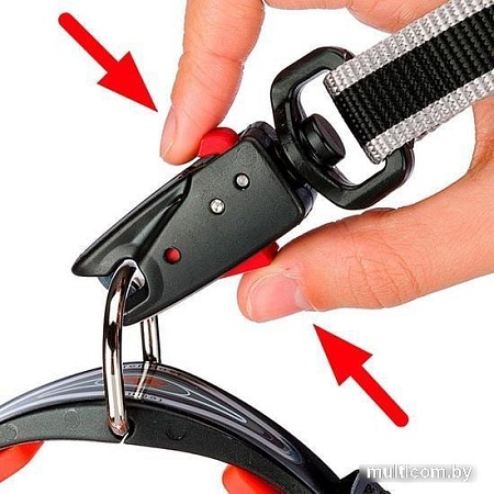 Поводок Ferplast Twist Matic G12/110 75375911 (черный/коричневый)