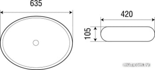 Умывальник WeltWasser Elbach 3075