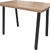 Кухонный стол Millwood Лофт Леон Л 160x80x75 (дуб табачный Craft-металл черный)