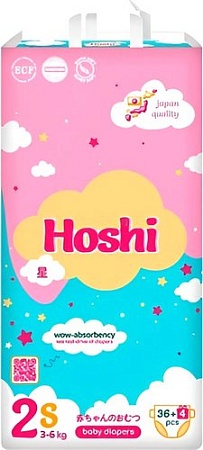 Подгузники Hoshi Baby Diapers S (40 шт)
